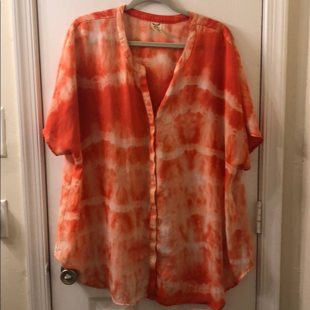 Flowy Tye Dye Blouse
